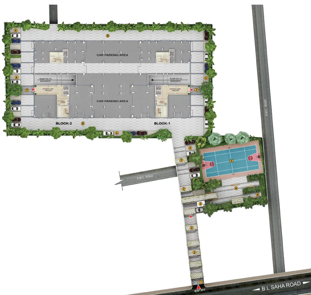 Master Plan of Merlin Verve in Tollygunge, Kolkata - Image 354463