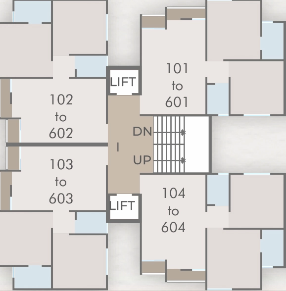 Floor Plan of Shree Vatsalya Hill Stone in Tarsali, Vadodara - Image 354420