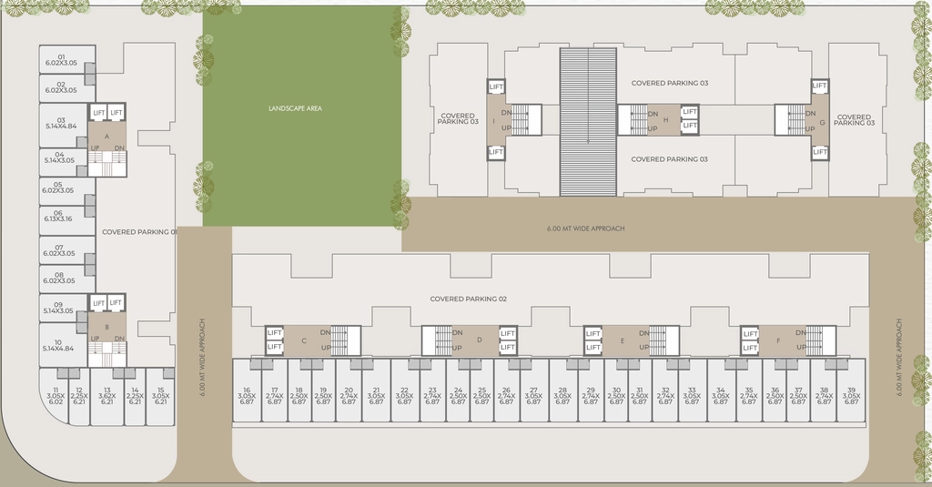 Master Plan of Shree Vatsalya Hill Stone in Tarsali, Vadodara - Image 354421