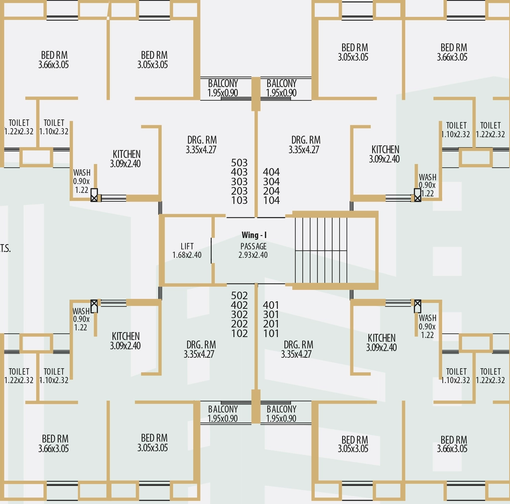 Floor Plan of Pawan Viram 2 Phase 2 in Vadsar, Vadodara - Image 354468