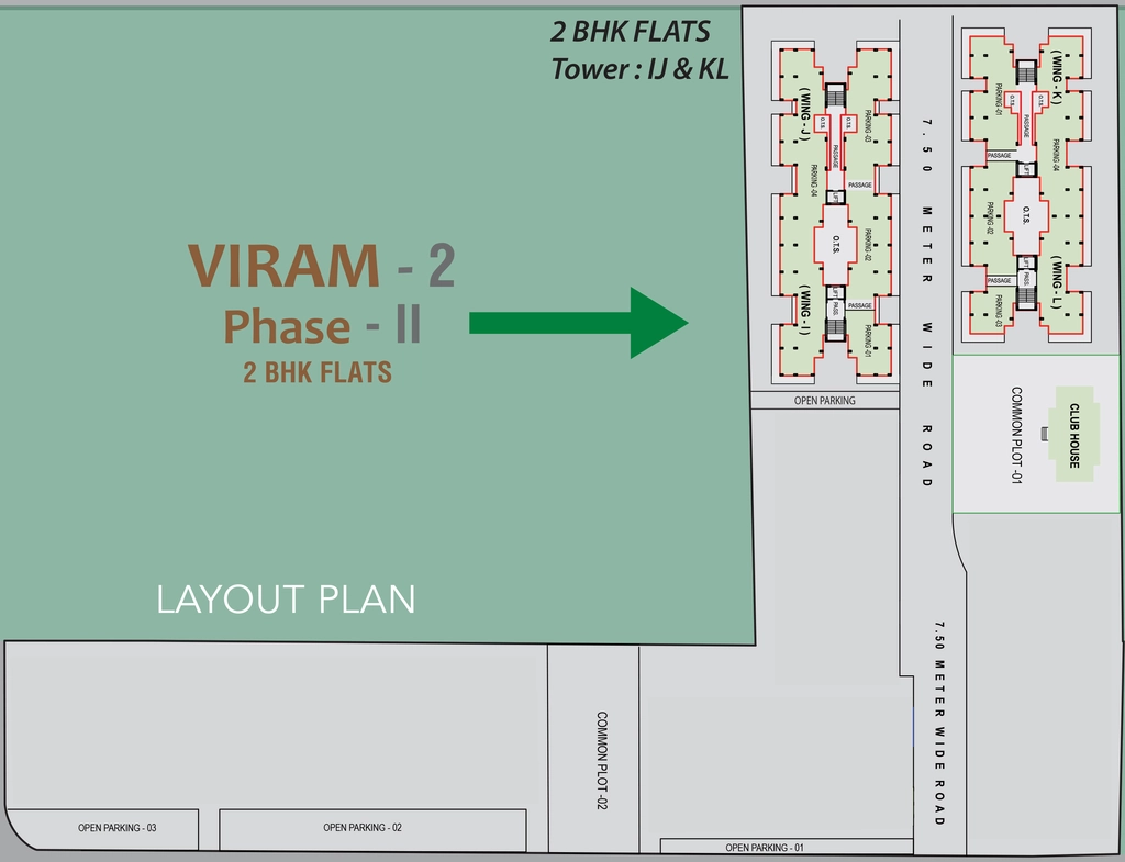 Master Plan of Pawan Viram 2 Phase 2 in Vadsar, Vadodara - Image 354467
