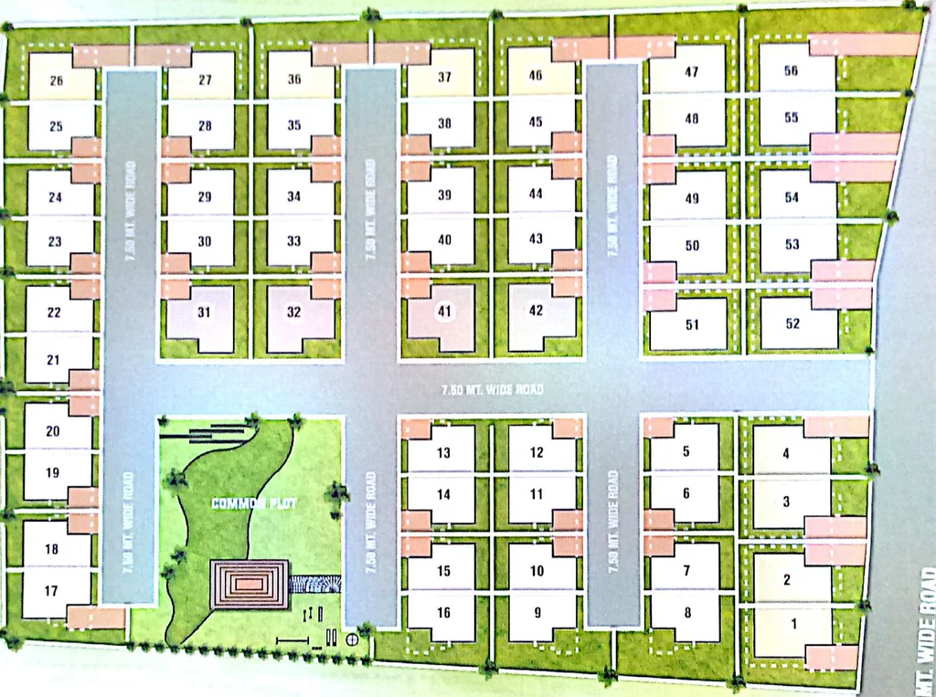 Master Plan of Vyom Vedant Elegance in Kalali, Vadodara - Image 354494