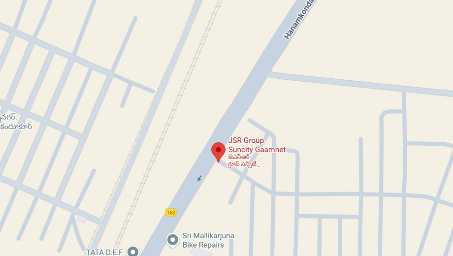 Location of JSR Suncity Gaarnnet in Yadagirigutta, Hyderabad - Image 354519