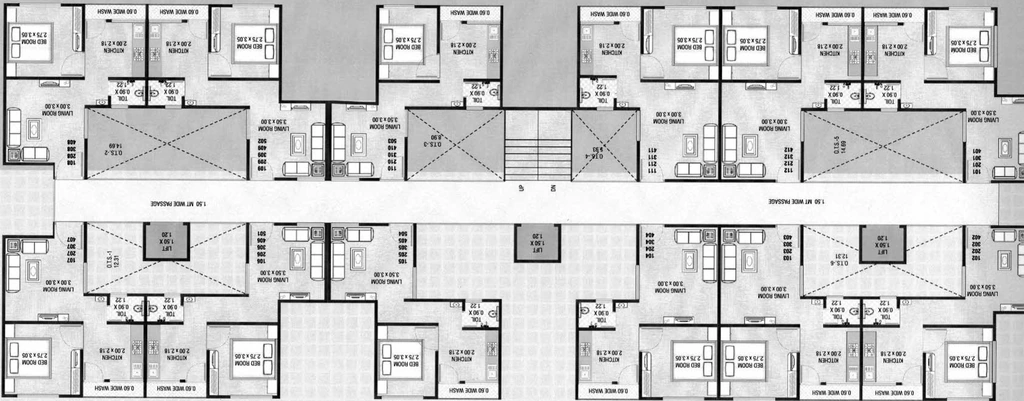 Floor Plan of PBG Vhala Residency in Kareli Baug, Vadodara - Image 354567