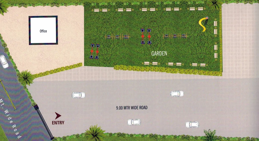 Master Plan of PBG Vhala Residency in Kareli Baug, Vadodara - Image 354568