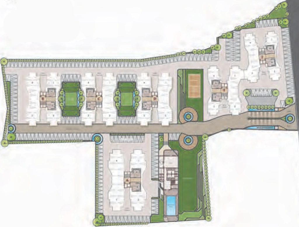 Master Plan of Pawan Vicenza Highbreeze in Kalali, Vadodara - Image 354594