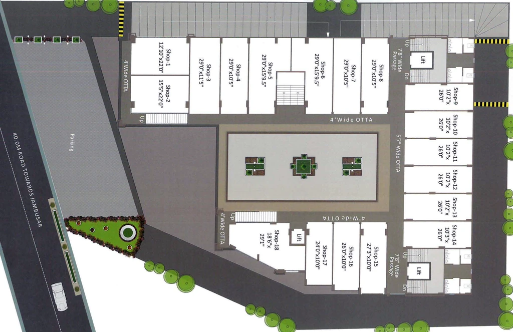 Master Plan of Bhargavi Vishranti Heights in Padra, Vadodara - Image 354625