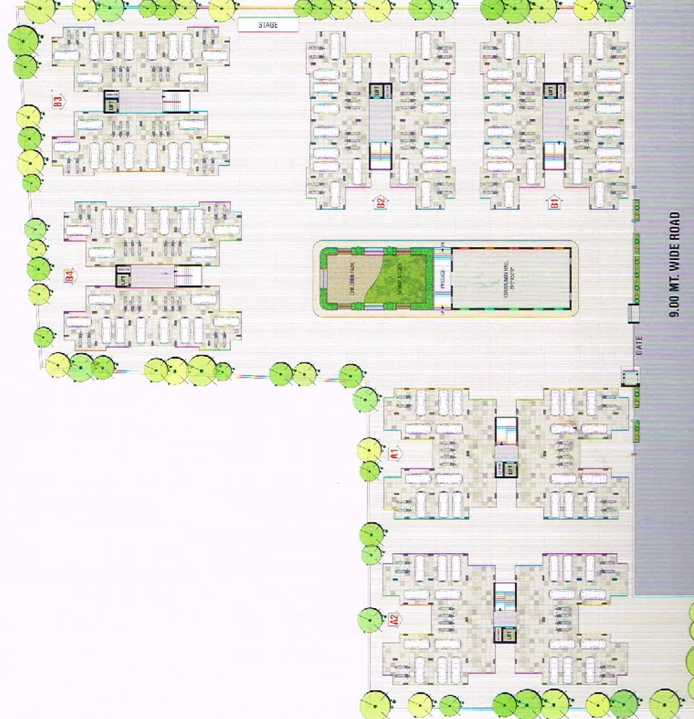 Master Plan of Harison Vivanta Heights in Vadsar Road, Vadodara - Image 354648