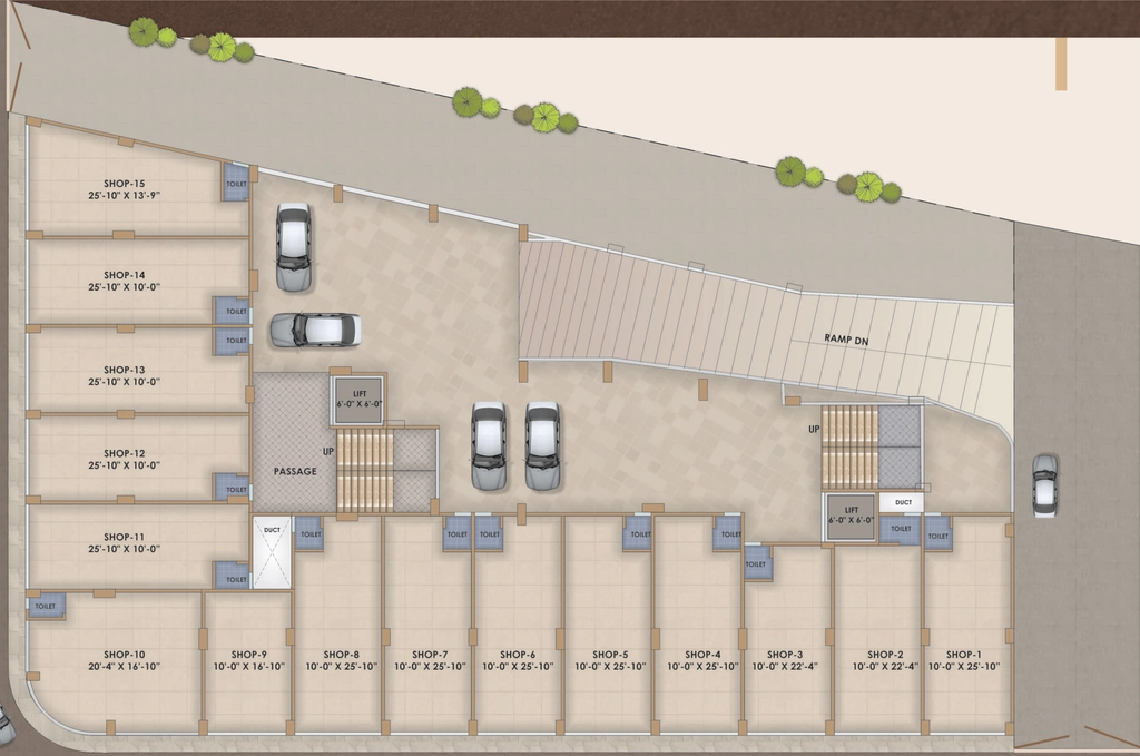 Master Plan of HBG Vraj Avenue in Ajwa Road, Vadodara - Image 354673