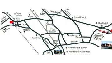 Location of Vrajbhumi Bunglows Phase 2 - Image 354711