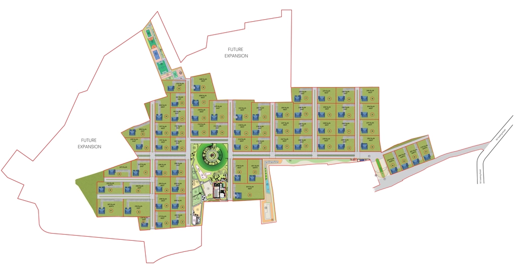 Master Plan of Dsr Vatika in Malkaram Village, Hyderabad - Image 354769