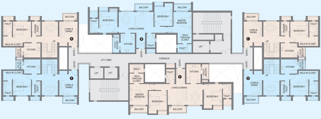 Floor Plan of DTC Skyler in Joka, Kolkata - Image 354789