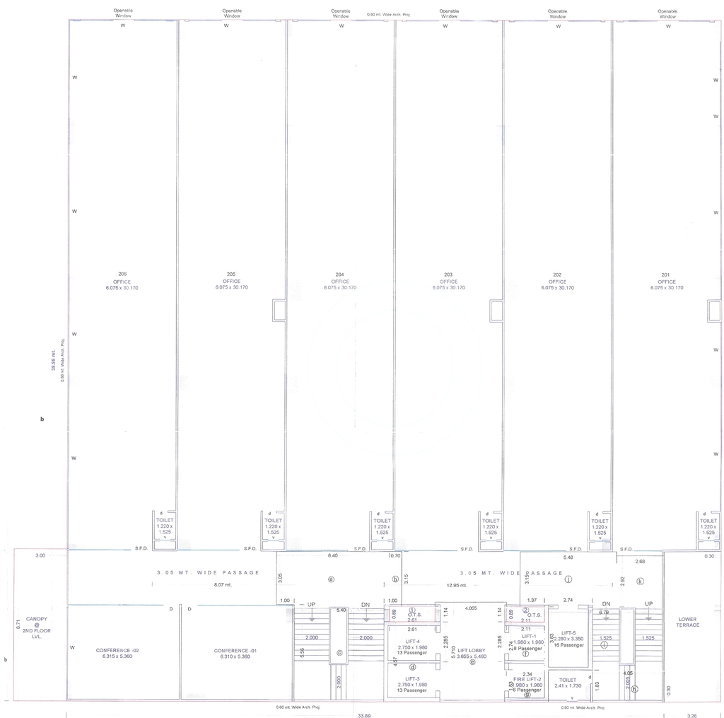 Floor Plan of Missaki The Visitt in Vesu, Surat - Image 354817