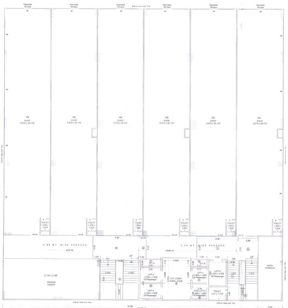 Floor Plan of Missaki The Visitt in Vesu, Surat - Image 354815
