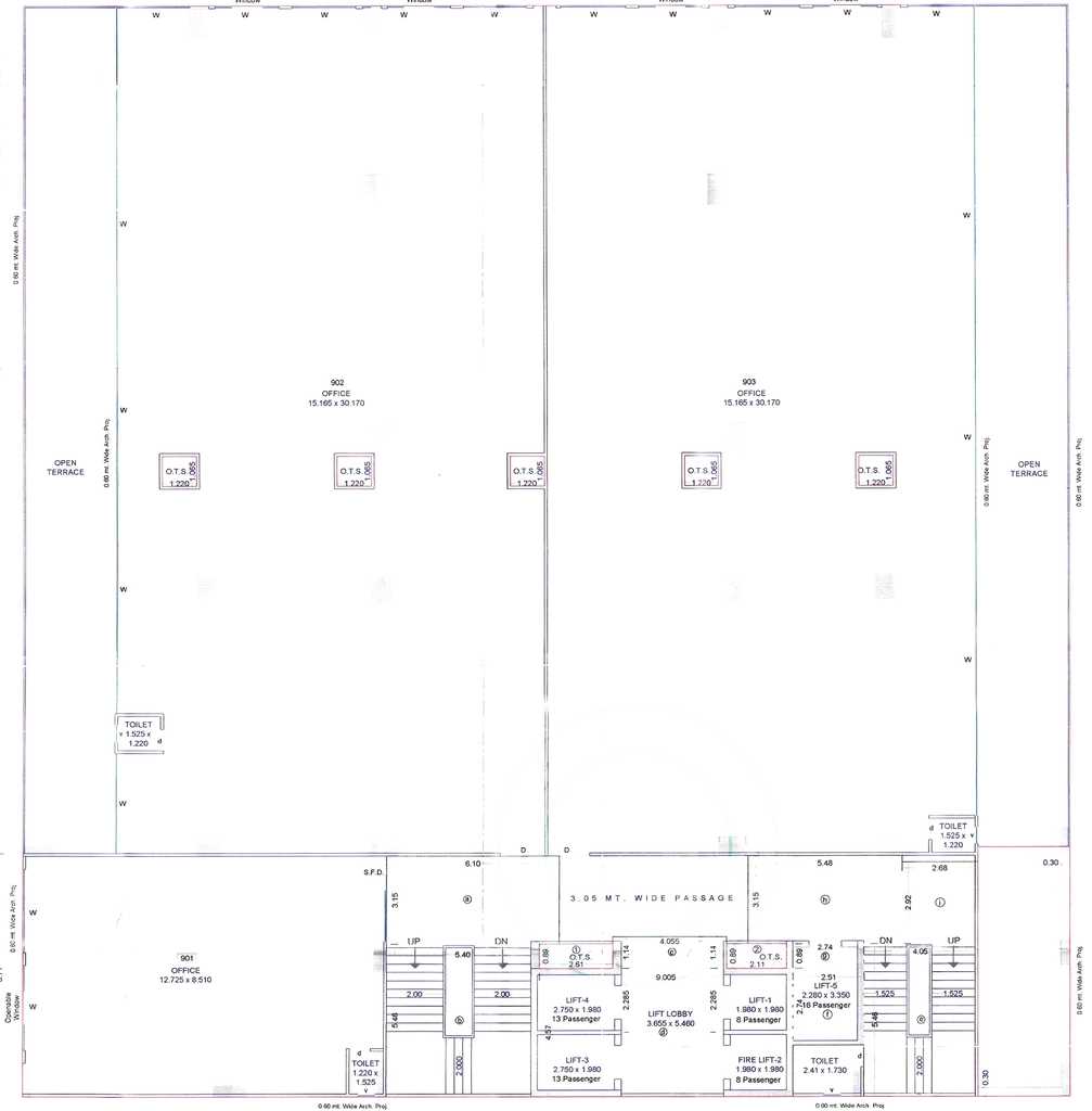 Floor Plan of Missaki The Visitt in Vesu, Surat - Image 354816