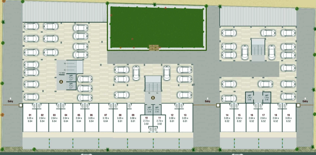Master Plan of Vraj Mangal in Waghodia Road, Vadodara - Image 354838