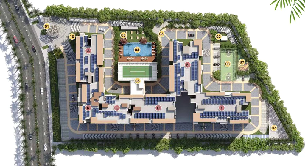 Master Plan of TVS Emerald Auralis in Yelahanka, Bangalore - Image 354889