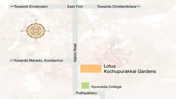 Location of Lotus Kochupurakkal Garden - Image 354917