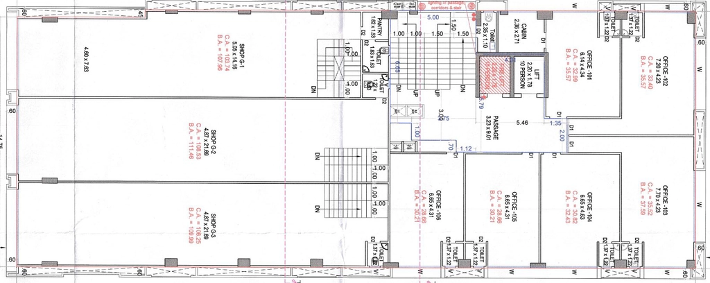 Floor Plan of Trivedaa Rize in Vesu, Surat - Image 354927