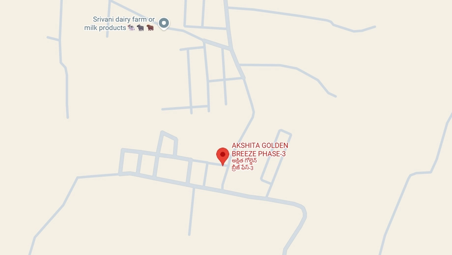 Location of Akshita Golden Breeze 3 in Maheshwaram, Hyderabad - Image 354938