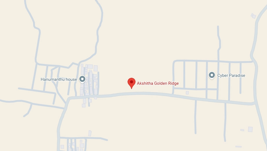 Location of Akshita Golden Ridge in Maheshwaram, Hyderabad - Image 354943