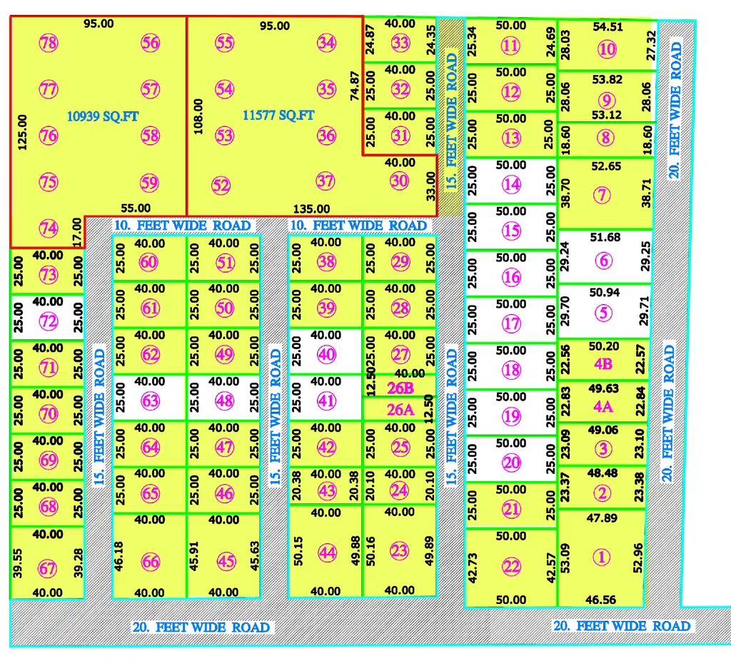 Master Plan of Bhagyody Earth Home in Shikrapur, Pune - Image 355023