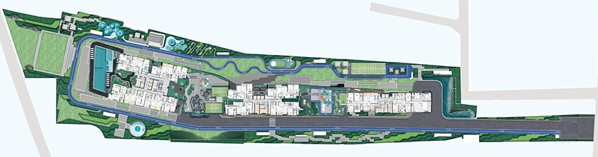 Master Plan of Altis Ocean Cliffs in East Coast Road, Chennai - Image 355103