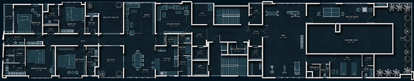 Floor Plan of Amara Ahaana in Kilpauk, Chennai - Image 355123