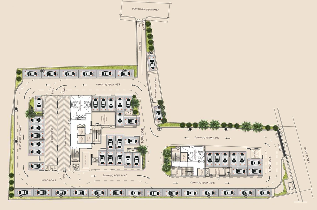 Master Plan of Appaswamy Belmont Residences in Vadapalani, Chennai - Image 355196