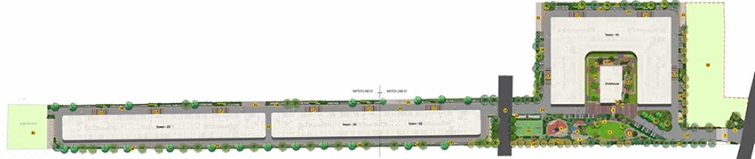 Master Plan of Brigade Morgan Heights in Medavakkam, Chennai - Image 355234