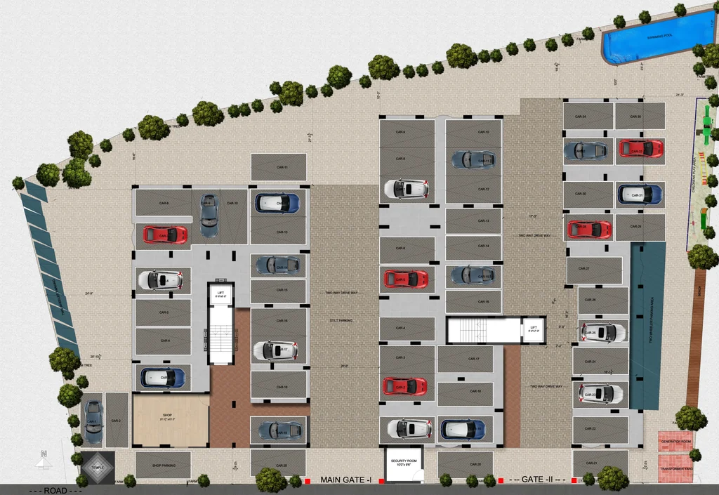 Master Plan of GPB Nidhulan Park View Castle in Kolapakkam, Chennai - Image 355260