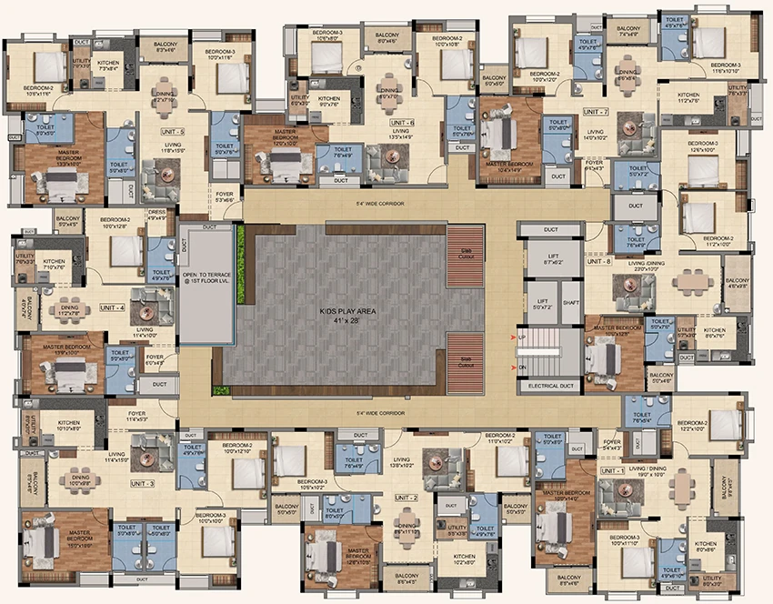 Floor Plan of Raunaq Avinya in Chromepet, Chennai - Image 355364