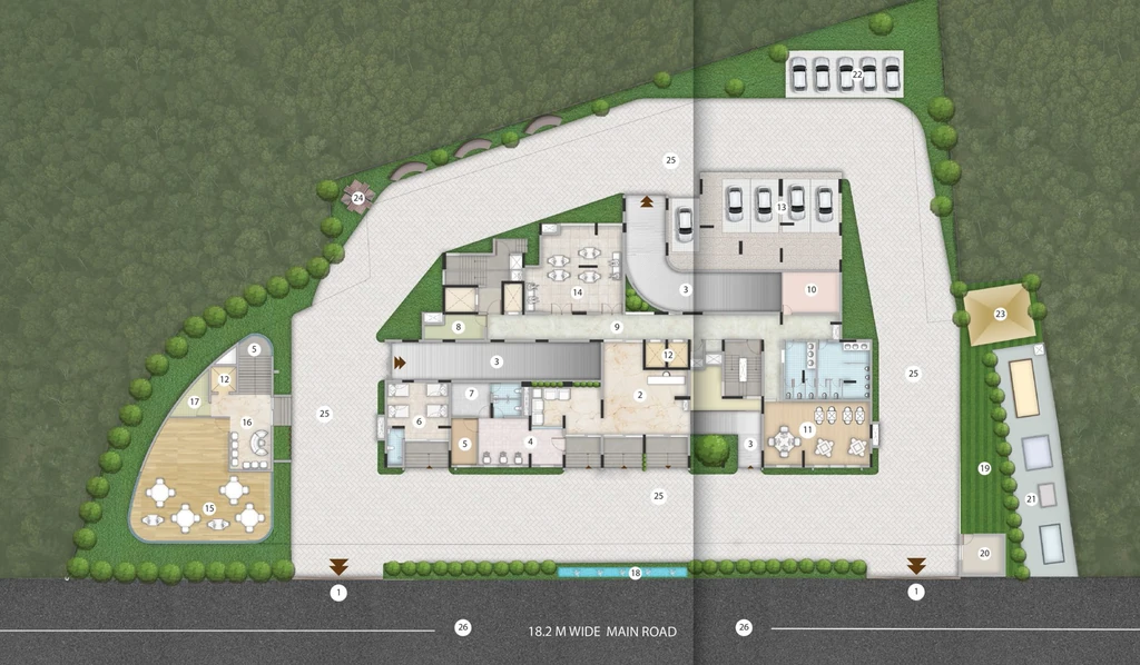 Master Plan of Highfield Ambrosia in Andharua, Bhubaneswar - Image 355380