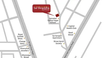 Location of Sahasara Sai Shraddha Apartment - Image 355528