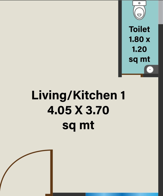 1 RK Flat in Vardhaman Vraj Platinum in Alkapuri, Vadodara - Image 892314