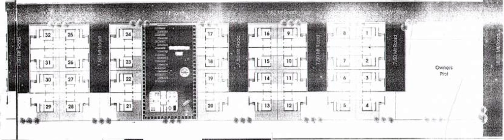 Master Plan of Thakar Vraj Villa in New Karelibaug, Vadodara - Image 355608