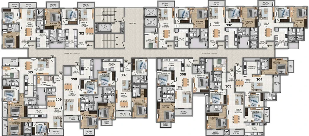 Floor Plan of Skav Madhura in Kanakapura, Bangalore - Image 355680