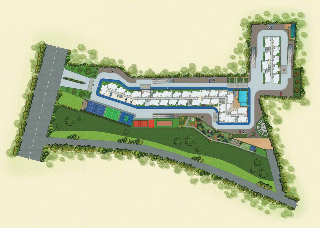 Master Plan of Sowparnika Whispering Petals in Hoskote, Bangalore - Image 355773