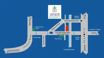 Location of Viswakarma Shyam Residency - Image 368921