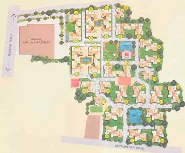 Master Plan of Diamond City North in Jessore Road, Kolkata - Image 368980