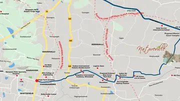 Location of Aakruthi Natureville Beyond - Image 356015