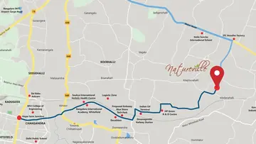 Location of Aakruthi Natureville - Image 356019