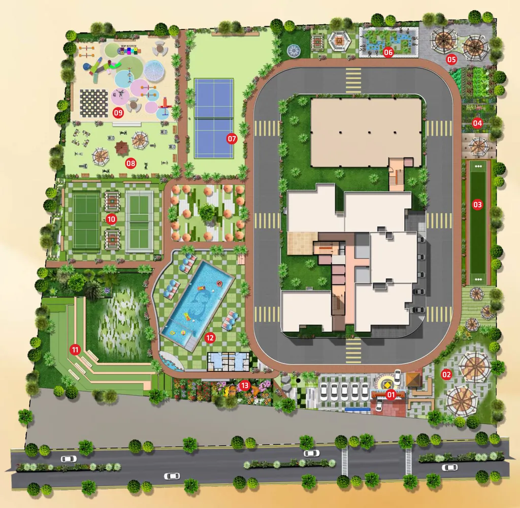 Master Plan of RRL Palm Altezze in Varthur, Bangalore - Image 356030