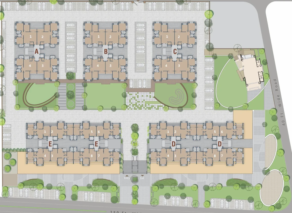 Master Plan of Sangini Gardenia in Jahangirabad, Surat - Image 359985