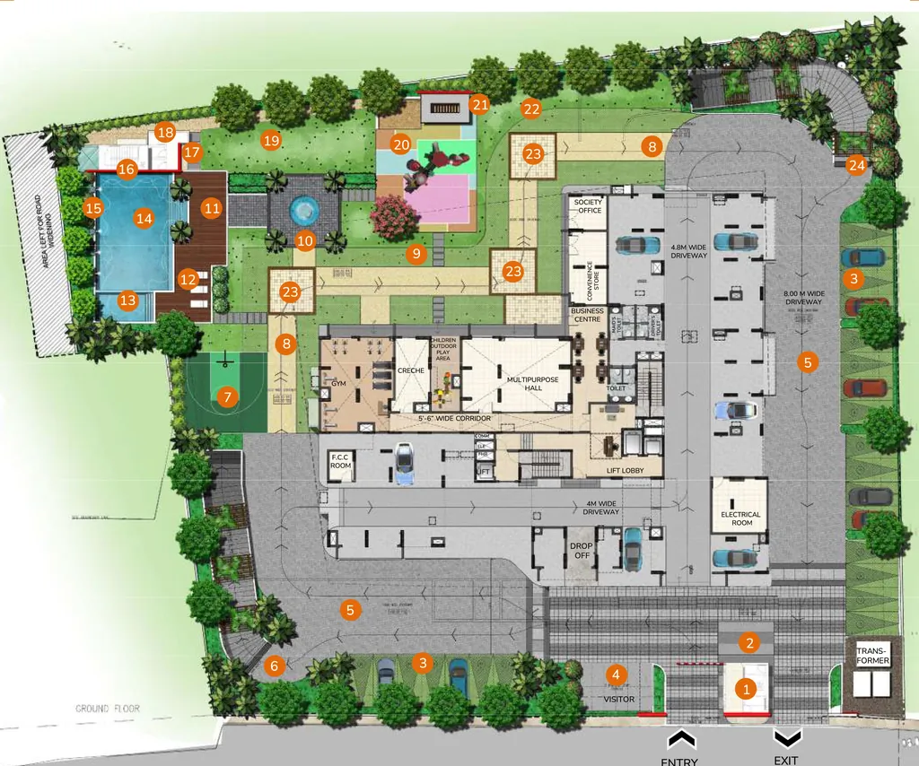 Master Plan of Sapthagiri Nirvana in Varthur, Bangalore - Image 356040