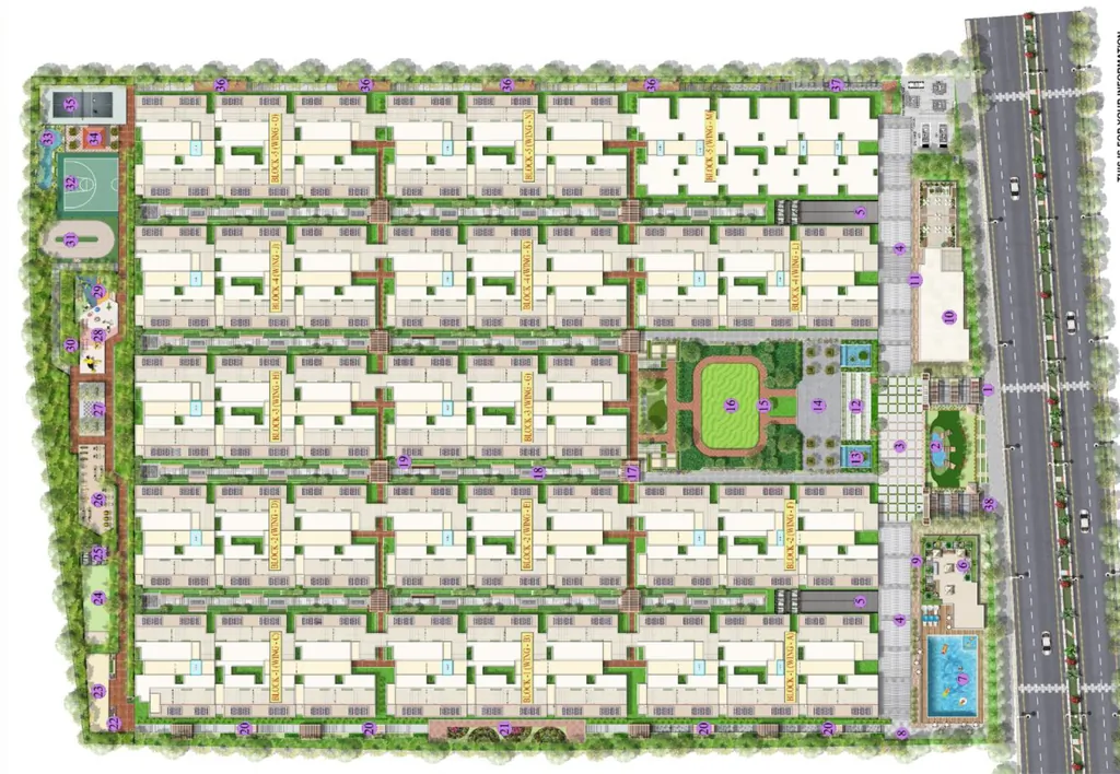 Master Plan of SBR Global Queens Ville in Gunjur, Bangalore - Image 356058
