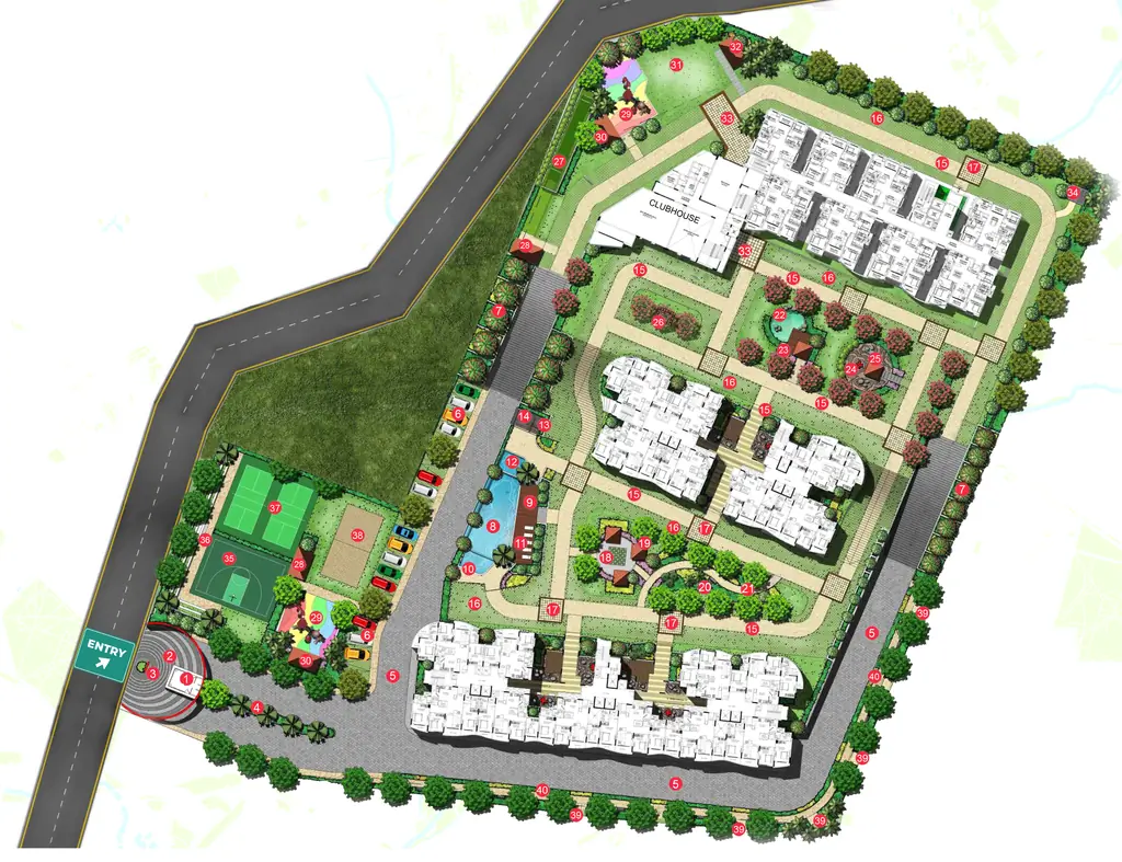 Master Plan of Signature Heights in Sarjapur Road, Bangalore - Image 356079