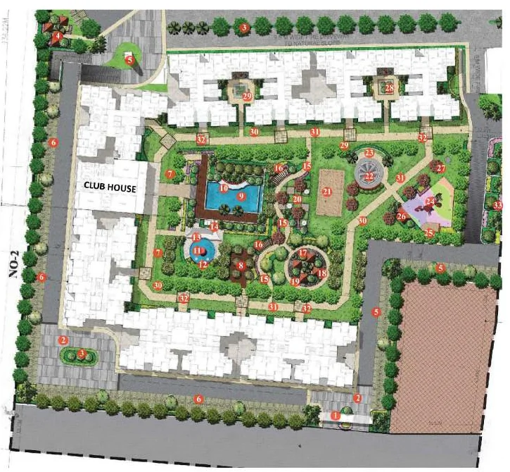 Master Plan of Sipani City in Whitefield, Bangalore - Image 356100