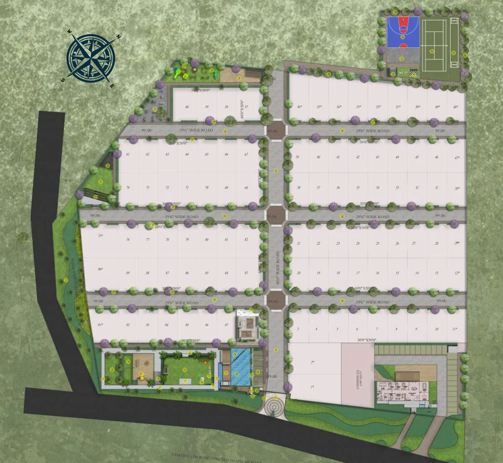 Master Plan of Sri Urban Retreat in Sarjapur Road, Bangalore - Image 356176