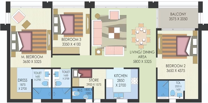 3 BHK Flat in Urbana New Towers in EM Bypass, Kolkata - Image 903970